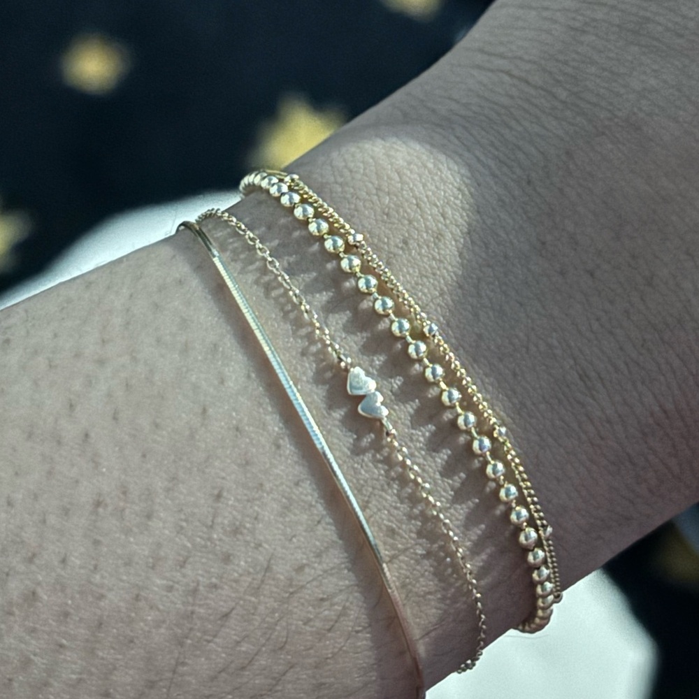 catbird twin hearts bracelet (retail price $160)